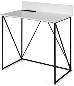 Бяла работна маса , 80 x 48 cm Tell - Tenzo