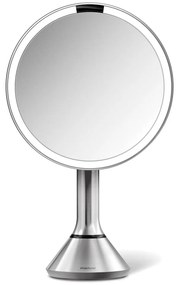 Козметично огледало със светлина/увеличително (5x) ø 20 cm Sensor – simplehuman