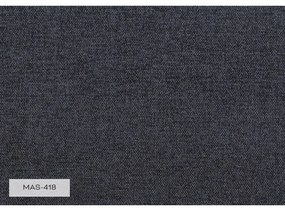 Тъмно сив ъглов разтегателен диван десен ъгъл Scandic Lagom - Miuform