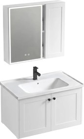 Комплект мебели за баня с мивка Monti 60cm White