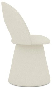 Кремав тапициран трапезен стол Kalo – Makamii