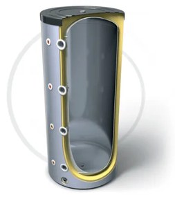 Буферeн съд за отоплителни инсталации TESY V 500 75 F42 P4, 500 Л, Клас C, Сив