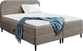 Тапицирано легло Box Best I-Бежово-140 x 200