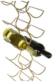 Метален стелаж за вино в златисто, брой бутилки 12 Wren – Premier Housewares
