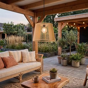 Ръстичен външен висящ аплик дърво IP44 - Jayla