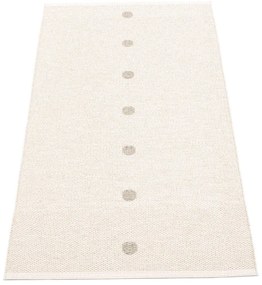 Бежов и кремав килим за открито и закрито 70x140 cm Peg Linen Vanilla – Pappelina