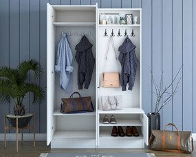 Портманто M5, цвят Бял