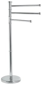 Aqualine - Стойка със закачалка за кърпи SAMBA 85,5 см неръждаем/лъскав хром