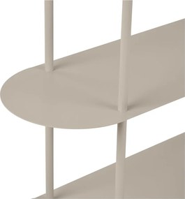 Бежов метален стелаж 90x150x31 cm Rieti – House Nordic