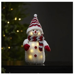 Eglo 411221 - LED Коледна декорация JOYLIGHT 8xLED/0,06W/3xAA червена