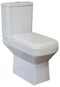 Моноблок ICC 6678P, седалка и капак с плавно затваряне, порцелан, бял, 81x64x38см
