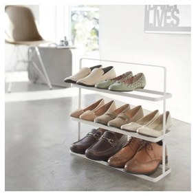 Бяла метална стойка за обувки Tower – YAMAZAKI