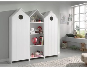 Бял отворен детски гардероб 173x171,5 cm CASAMI – Vipack