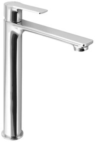 Стояща батерия за мивка в лъскаво-сребрист цвят Pax – Sapho