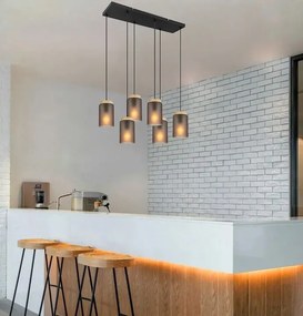 Пендел APP1813-6CP Frosted Grey