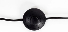 Черна настолна лампа с метален абажур (височина 60 cm) Hajo – White Label