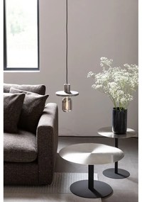 Метална кръгла масичка за кафе в черен и златист цвят ø 60 cm Snow – Zuiver