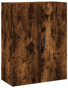 828449 vidaXL Стенен шкаф опушен дъб 69,5x34x90 см