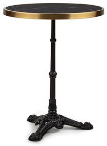 Blumfeldt Patras Lux, бистро маса с трикрака стойка, мраморна маса, Ø: 57,5 cм, височина: 72 см.