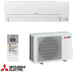 Инверторен климатик Mitsubishi Electric MSZ-HR25VF/MUZ-HR25VF, 9000 BTU, 19 м2, А++/А+, Сребърни йони, R-32, Бял