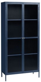 Тъмносин метален шкаф 90x190 cm Bronco - Unique Furniture