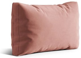 Розова кадифена възглавница за диван Kemi – Cosmopolitan Design