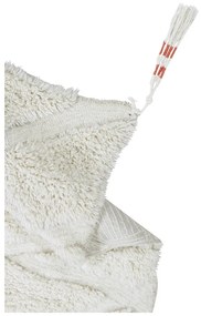 Бял ръчно изработен вълнен килим подходящ за пране 170x240 cm Enkang Ivory – Lorena Canals