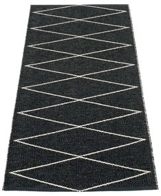 Черна пътека за открито и закрито 70x160 cm Max Black – Pappelina