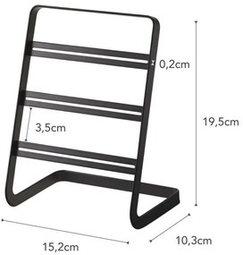 Черна стойка за обеци Tower - YAMAZAKI