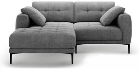 Сив ъглов диван (ляв ъгъл) Bemy – Micadoni