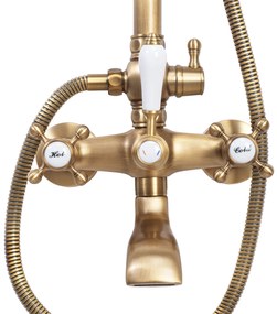 Комплект за душ REA BERGAMO antique bronze