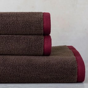 Кафява кърпа от органичен памук от тери 50x90 cm Soft – Mette Ditmer Denmark