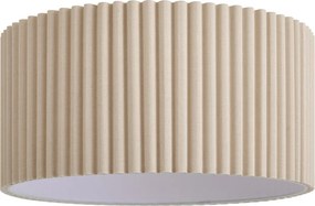 Абажур Джапанди от бежов лен 50/50/25 - Scalloped Single