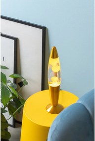 Жълта стъклена лава лампа (височина 35,5 cm) Funky Rocket Lava – Leitmotiv