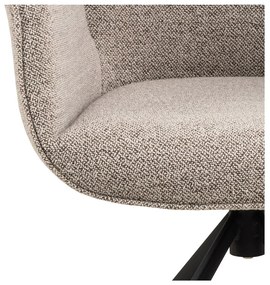 Тъмносив тапициран трапезен стол Aura – Actona