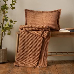 Памучна декоративна възглавница 30x50 cm Jaipur Chunky Waffle – Pineapple Elephant