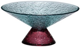 Червенo-синя стъклена купа купа за плодове ø 15 cm Bonbon – Hübsch