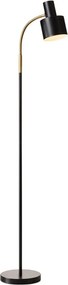 Halo Design 746866 - Подова лампа VOGUE 1xE27/40W/230V черна/месинг