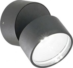 Ideal Lux -LED Външно стенно осветително тяло OMEGA LED/7W/230V CRI 90 IP54 антрацит