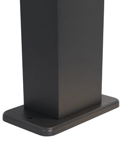 Умна външна подова лампа антрацит 65 см IP44 вкл. WiFi GU10 - Baleno