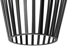 Дизайнерски висящ аплик черен с опал - Angela