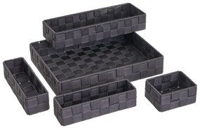 Органайзери за чекмеджета от плат в комплект от 5 броя - Casa Selección