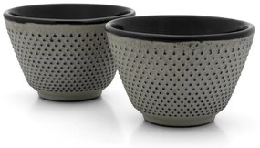 Сиви чугунени чаши в комплект от 2 бр. 100 ml Jang – Bredemeijer