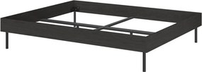 Черно двойно легло 200x200 cm ПДЧ без табла с включена подматрачна рамка Streiko – noo.ma
