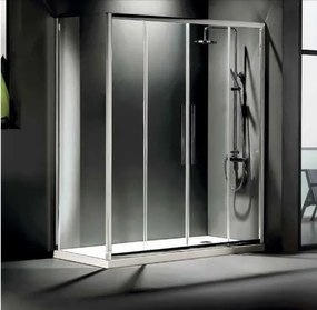 Плъзгаща се врата Devon Flow II-177 - 181-Хром