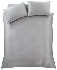 Сиво спално бельо за двойно легло 200x200 cm Silky Soft - Catherine Lansfield