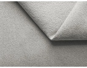 Светлосиво двойно тапицирано легло с място за съхранение и включена подматрачна рамка 140x200 cm Kiana – Makamii