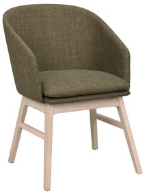 Зелени тапицирани трапезни столове в комплект 2 бр. Windham – Rowico