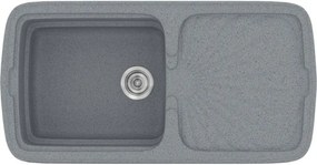 Мивка Sanitec 306-Metallic Silver