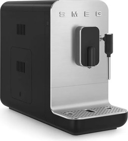 Еспресо машина SMEG Collezione BCC12BLMEU, 1350 W, 19 bar, 1.4 л, 8 функции, Вградена мелачка, Дюза за пара, Черен